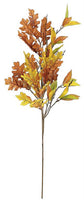 32" Autumn Oak & Ash Leaf Spray-Rust/Gold SKU PM2082-RTGO