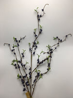 36" Cluster Berry Branch-Blue SKU 258219